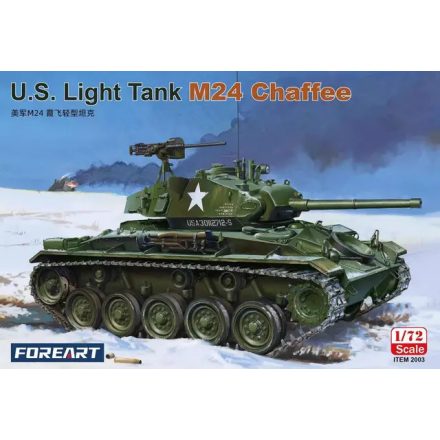  Fore Hobby US Light Tank M24 Chaffee makett
