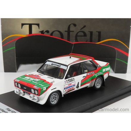 TROFEU FIAT 131 ABARTH N 4 RALLY ISOLA D'ELBA ITALY 1981 B.BEGUIN - J.J.LENNE