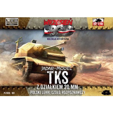 First to Fight Polish TKS reconnaissance tank makett