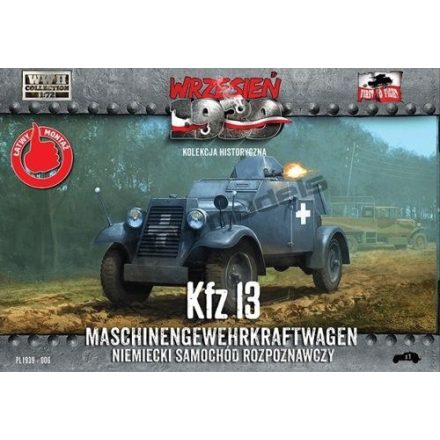 First to Fight Kfz.13 Maschinengewehrkraftwagen makett