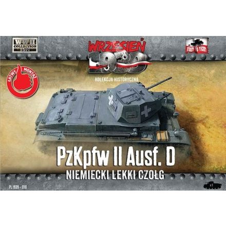 First to Fight Pz.Kpfw.II Ausf.D - German light tank makett