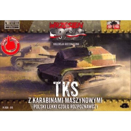 First to Fight Polish TKS with machine gun makett