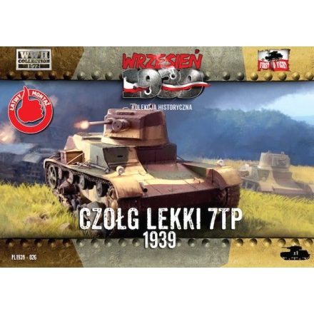 First to Fight Polish 7TP Single Turret Polish Light Tank makett