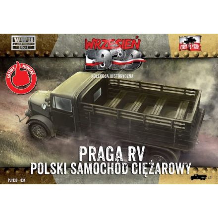 First to Fight Praga RV truck/lorry in Polish service makett