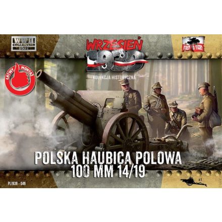 First to Fight Skoda 100mm 14/19 Polish Howitzer makett