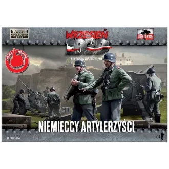 First to Fight German Artillery Crew makett