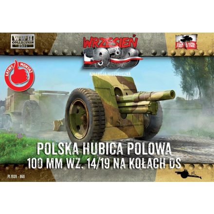 First to Fight Skoda 100mm Howitzer on DS wheels makett