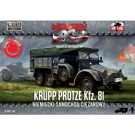 First to Fight Krupp-Protze 81 German Truck makett