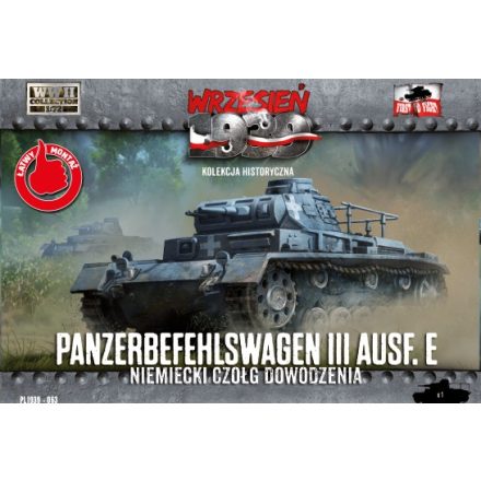 First to Fight Panzerbefehlswagen III Ausf.E Command Tank makett