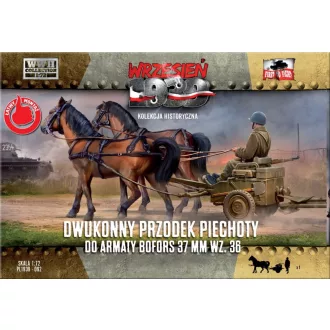   First to Fight 2-Horse Limber for Bofors 37mm AT-gun wz.36 makett