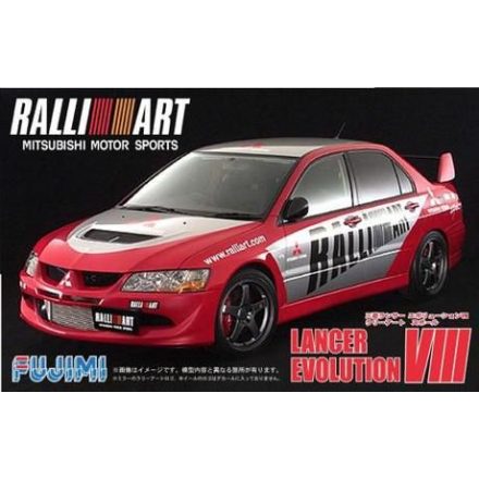 Fujimi Mitsubishi Ralliart Lancer EVO VIII makett