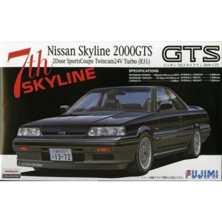 Fujimi Nissan Skyline 2000GTS R31 makett