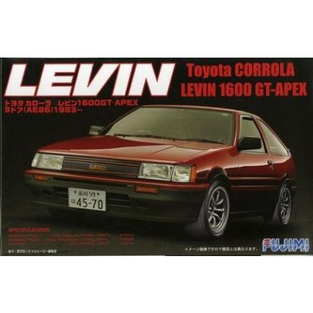 Fujimi Toyota Corolla Levin AE86 1600 GT Apex makett