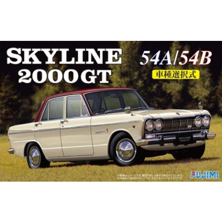 Fujimi Nissan Skyline 2000GT 54A/54B makett