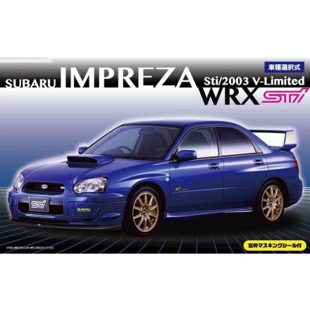 Fujimi Subaru Impreza WRX Sti 2003 makett