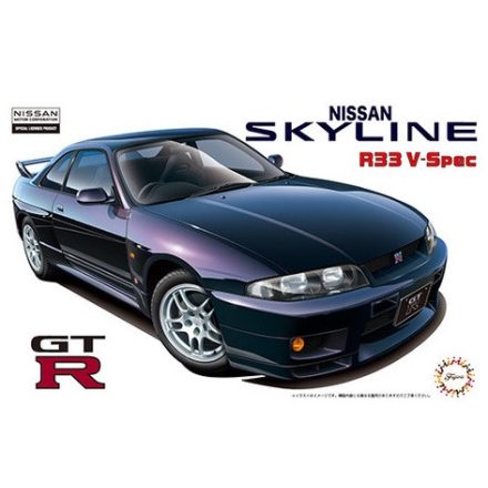 Fujimi Nissan Skyline GTR R33 V-Spec makett