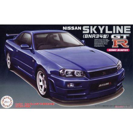Fujimi Nissan Skyline GT-R BNR34 w/Nismo Parts makett