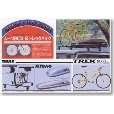 Fujimi Roof Rack, Jet Box, Trek Mountain Bike set