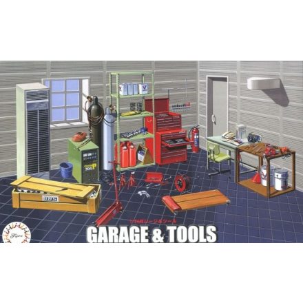 Fujimi Garage & Tools - Modellfutár | Makett, Makettbolt, Mo