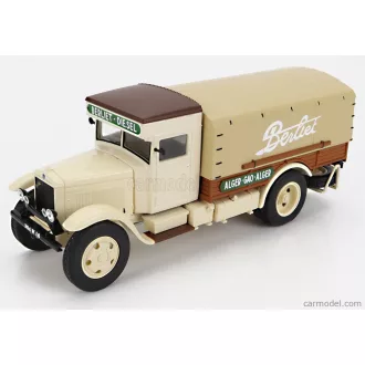   EDICOLA BERLIET GVL 28 TRUCK DIESEL TELONATO ALGER-GAO-ALGER 2-ASSI 1932