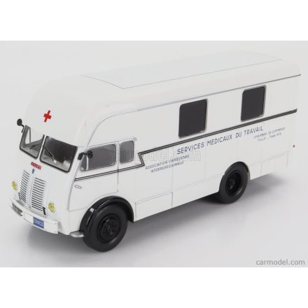EDICOLA BERLIET GLA 5 TRUCK FOURGON INTEGRAL SURELEVE SERVICE MEDICAUX DU TRAVAIL AMBULANCE 2-ASSI 1961