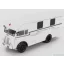 EDICOLA BERLIET GLA 5 TRUCK FOURGON INTEGRAL SURELEVE SERVICE MEDICAUX DU TRAVAIL AMBULANCE 2-ASSI 1961