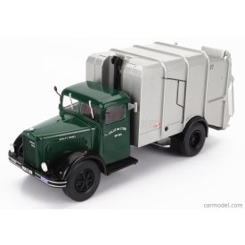   EDICOLA BERLIET GDR 7W TRUCK TRASPORTO RACCOLTA RIFIUTI URBANI 2-ASSI 1954