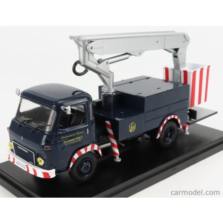 EDICOLA SAVIEM SG4 R35 EDF TRUCK CRANE GRU ELEVATORE CON PIATTAFORMA CESTELLO 1969