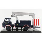 EDICOLA SAVIEM SG4 R35 EDF TRUCK CRANE GRU ELEVATORE CON PIATTAFORMA CESTELLO 1969