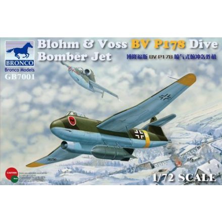 Bronco Blohm & Voss BV P.178 Dive Bomber Jet makett