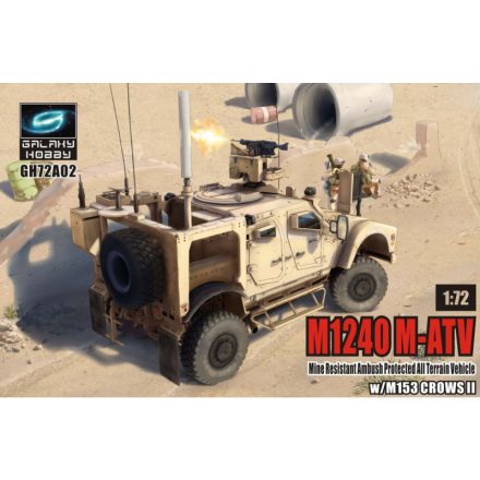 Galaxy Hobby M1240 M-ATV w/ M153 CROWS II Mine Resistant Ambush Protected All Terrain Vehicle makett