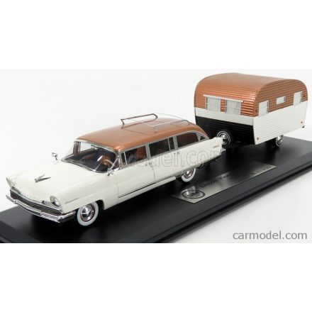 GREAT-ICONIC-MODELS LINCOLN PIONEER STATION WAGON WITH TRAVEL ROULOTTE 1956