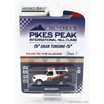 Greenlight Ford BRONCO 1994 N 17 PIKES PEAK INTERNATIONAL HILL CLIMB
