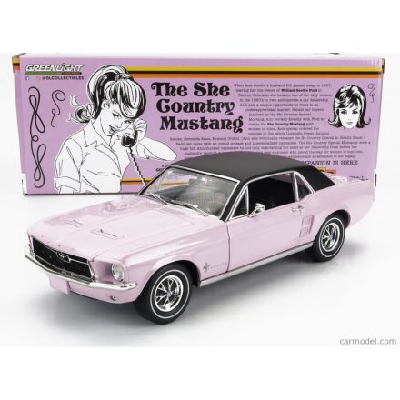 Greenlight Ford USA MUSTANG COUPE 1968 THE SHE COUNTRY MUSTANG