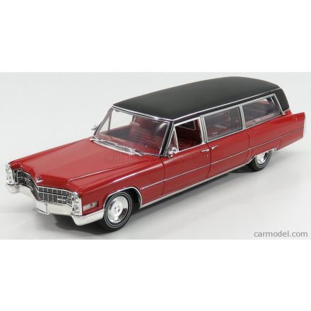 Greenlight CADILLAC - S&S LIMOUSINE 1966 - RED BLACK