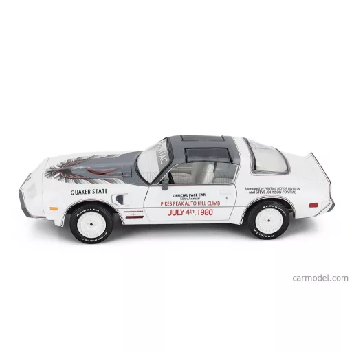 Greenlight Pontiac FIREBIRD TRANS AM 1980 - OFFICIAL PACE CAR 58th RALLY PIKES AUTO HILL CLIMB