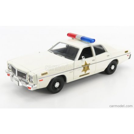 Greenlight DODGE CORONET 1975 - HAZZARD COUNTY SHERIFF - POLICE PATROL CAR