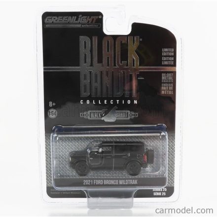 Greenlight Ford BRONCO WILDTRAK 2021 - BLACK BANDIT