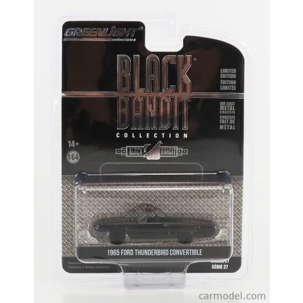Greenlight Ford THUNDERBIRD CABRIOLET 1965 - BLACK BANDIT