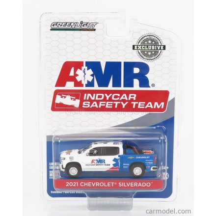 Greenlight CHEVROLET SILVERADO PICK-UP TEAM AMR SAFETY EQUIPMENT INDIANAPOLIS INDY 500 INDYCAR SERIES 2021