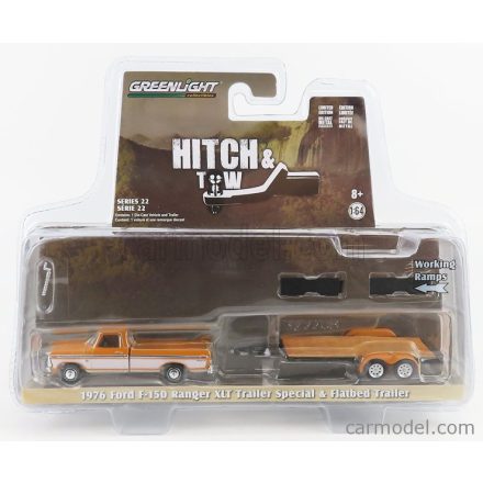 Greenlight Ford F-150 PICK-UP RANGER XLT WITH TRAILER 1976