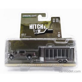   Greenlight Ford F-150 PICK-UP LARIAT 4x4 2020 WITH GLASS DISPLAY TRAILER