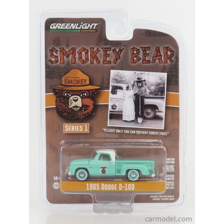 Greenlight DODGE D-100 PICK-UP 1965 - SMOKEY BEAR