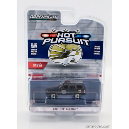 GREENLIGHT JEEP CHEROKEE MICHIGAN STATE POLICE 2001