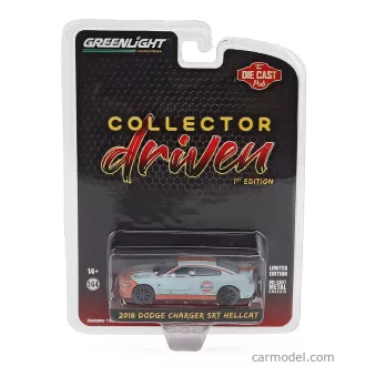   Greenlight DODGE CHARGER SRT HELLCAT GULF COUPE DIRTY VERSION 2018
