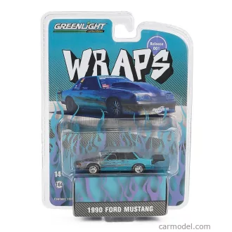 Greenlight Ford MUSTANG COUPE WRAPS 1990