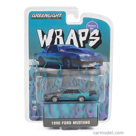 Greenlight Ford MUSTANG COUPE WRAPS 1990