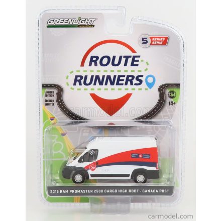 Greenlight DODGE RAM 2500 PROMASTER VAN CARGO HIGH ROOF CANADA POST 2019