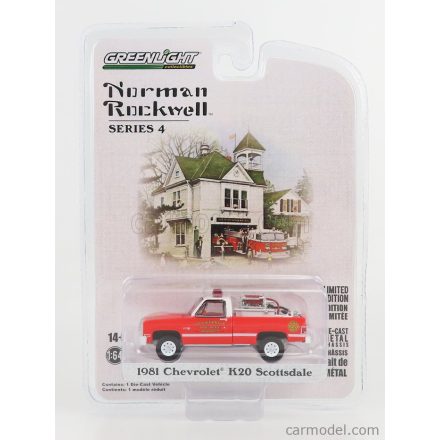 Greenlight CHEVROLET K20 PICK-UP SCOTTSDALE FIRE ENGINE 1981