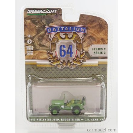 GREENLIGHT JEEP WILLYS MB US ARMY 1942